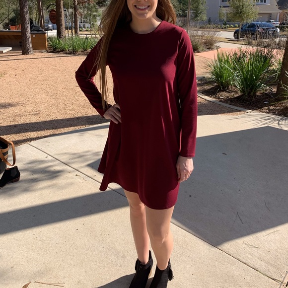 Dark red shift dress - brand new - Picture 6 of 6